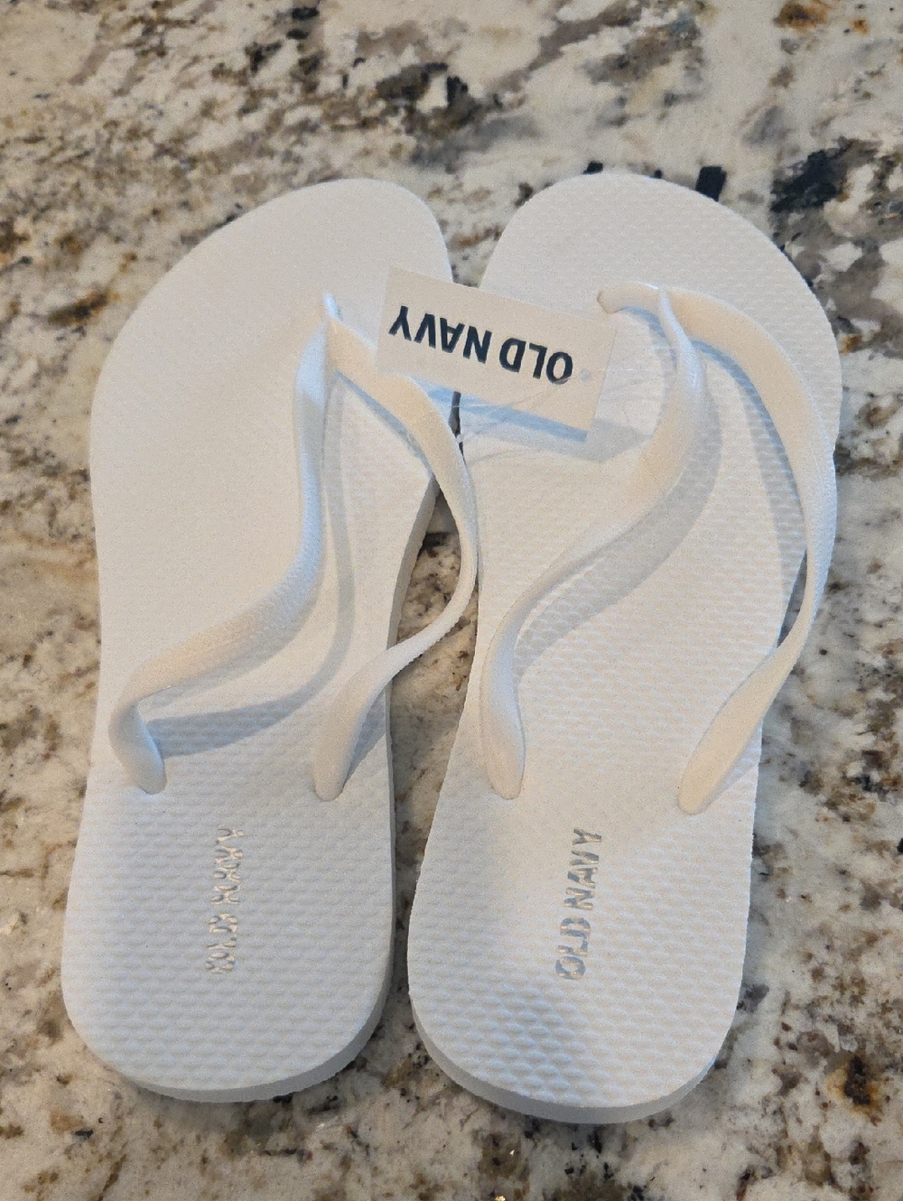 Old Navy White Women's Flip Flop Sandals Size 9 Womens